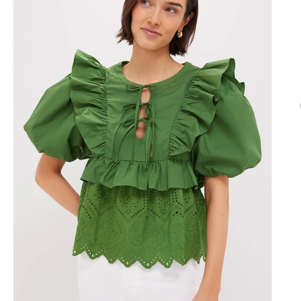Tuckernuck Hyacinth House Puff Sleeve Blouse